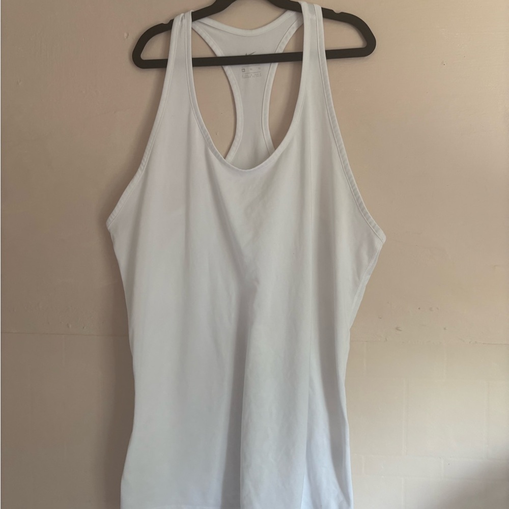 Nike White Women's Racerback Tank Top